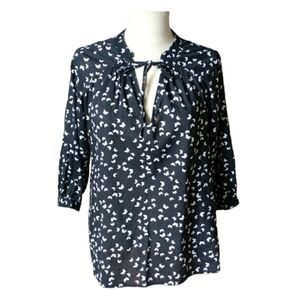 Old Navy Butterfly Print Popover